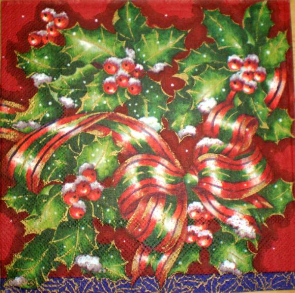 029 Christmas Flowers (cream) - Ambiente